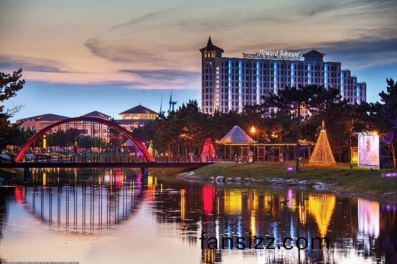 那香海景區的亱晚--流光溢綵 美輪美奐